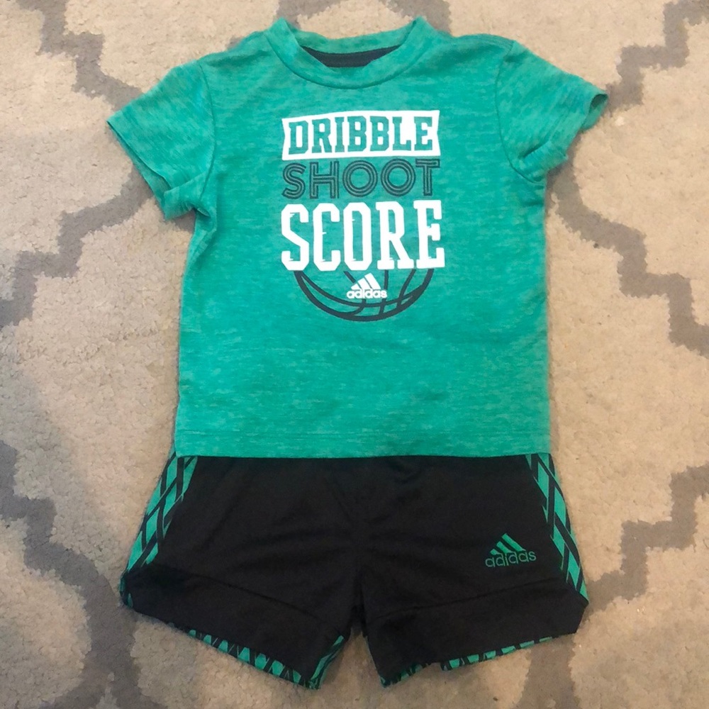 Baby Adidas shirt and short bundle